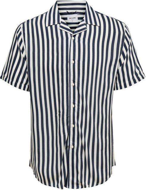 ONLY & SONS Kurzarmhemd »WAYNE VISCOSE SHIRT«