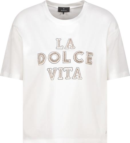 T-Shirt mit Schmuckschrift