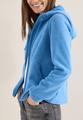 Fleecejacke mit Hoodie L - Fountain Blue