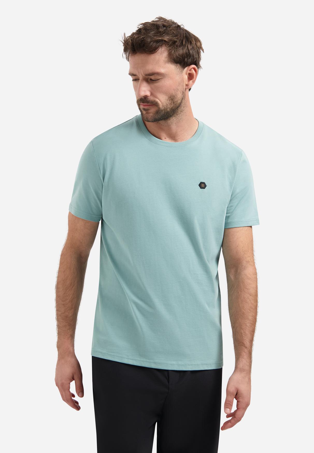 T-Shirt Crewneck Peached XXL Regular Fit - Seablue