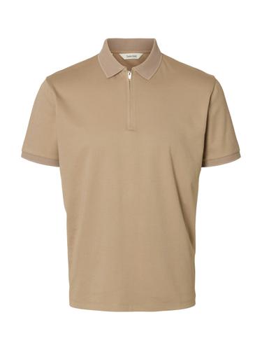 SLHFAVE ZIP SS POLO NOOS