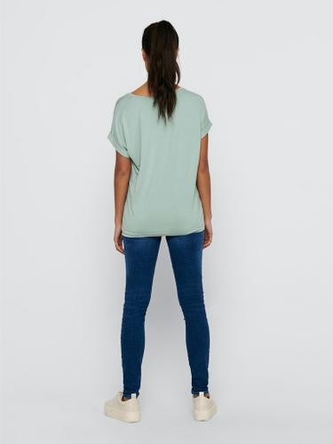 Only T-Shirt »ONLMOSTER« mit Aufschlag am Arm