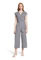 Jumpsuit 38 Figurumspielend - Dunkelblau/Weiß