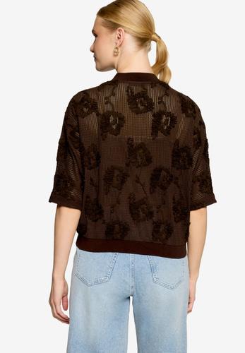 Blouson mit Fledermausärmeln
