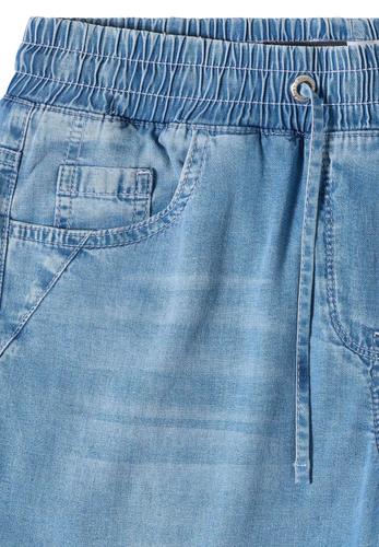 High Waist Wide Leg Jeans im Loose Fit L/30 - Light Blue Used Wash