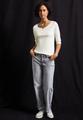 Basic Shirt mit Knopfdetail