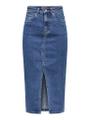ONLSIRI FRONT SLIT SKIRT DNM GUA NO