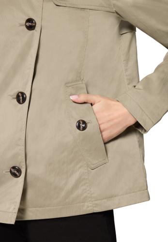 Kurzmantel 38 Ausgestellt - Khaki
