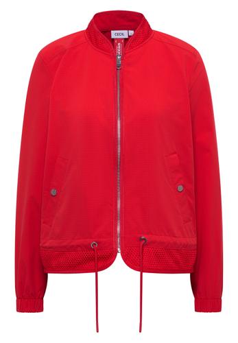 Blouson mit Tunnelzug und Mesh-Details XXL - Glazed Apple Red