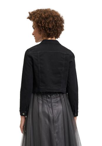 Jeansjacke Schwarz 44