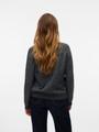 VMDOFFYSHINE LS O-NECK BLOUSE REP NOOS S Normal geschnitten - Asphalt