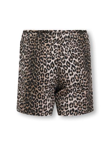 KOGSANDRA PRINTED SHORTS PNT 146 Locker geschnitten - Black