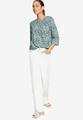 Blusenshirt mit Blumenmuster 36 - Dark Green/blue