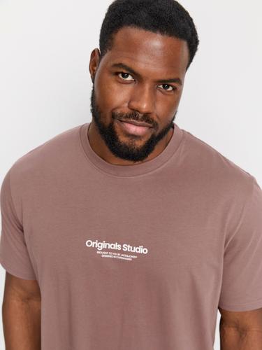 JORVESTERBRO TEE SS CREW NECK NOOS PLS EU2XL US1L Locker geschnitten - Deep Taupe