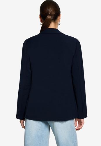 Longblazer   mit Paspeltaschen