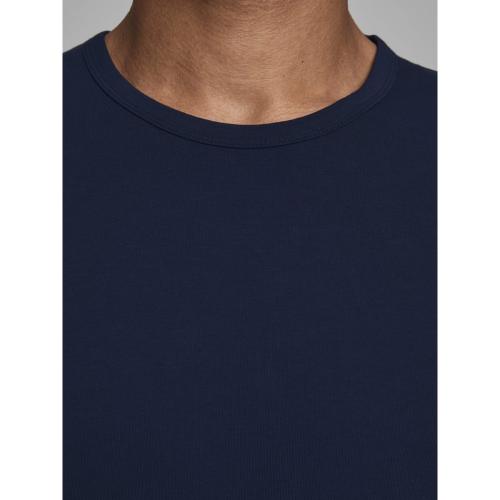 JJEBASIC O-NECK TEE S/S NOOS S Stretch - Navy Blue