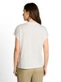 T-Shirt im Material-Mix
