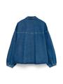 VMELORA LS DENIM SHIRT YO326 L Box Fit - Medium Blue Denim