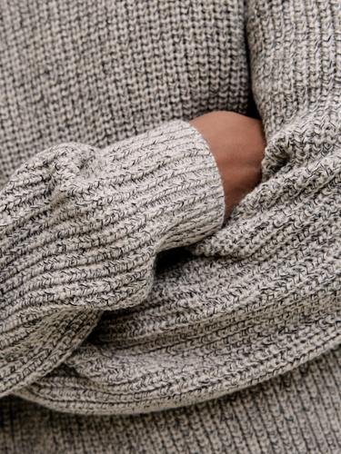 JORBLEECKER KNIT CREW NECK BF XL Normal geschnitten - Sea Salt