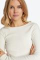 Organic Rib Longsleeve Weiß M