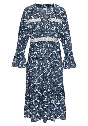 LASCANA Tunika 36/38 - Navy-cream