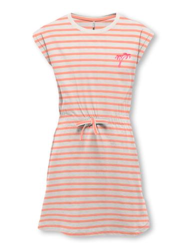 KOGTRINE Y/D STRUCTURE S/S DRESS JRS 158/164 Normal geschnitten - Cloud Dancer