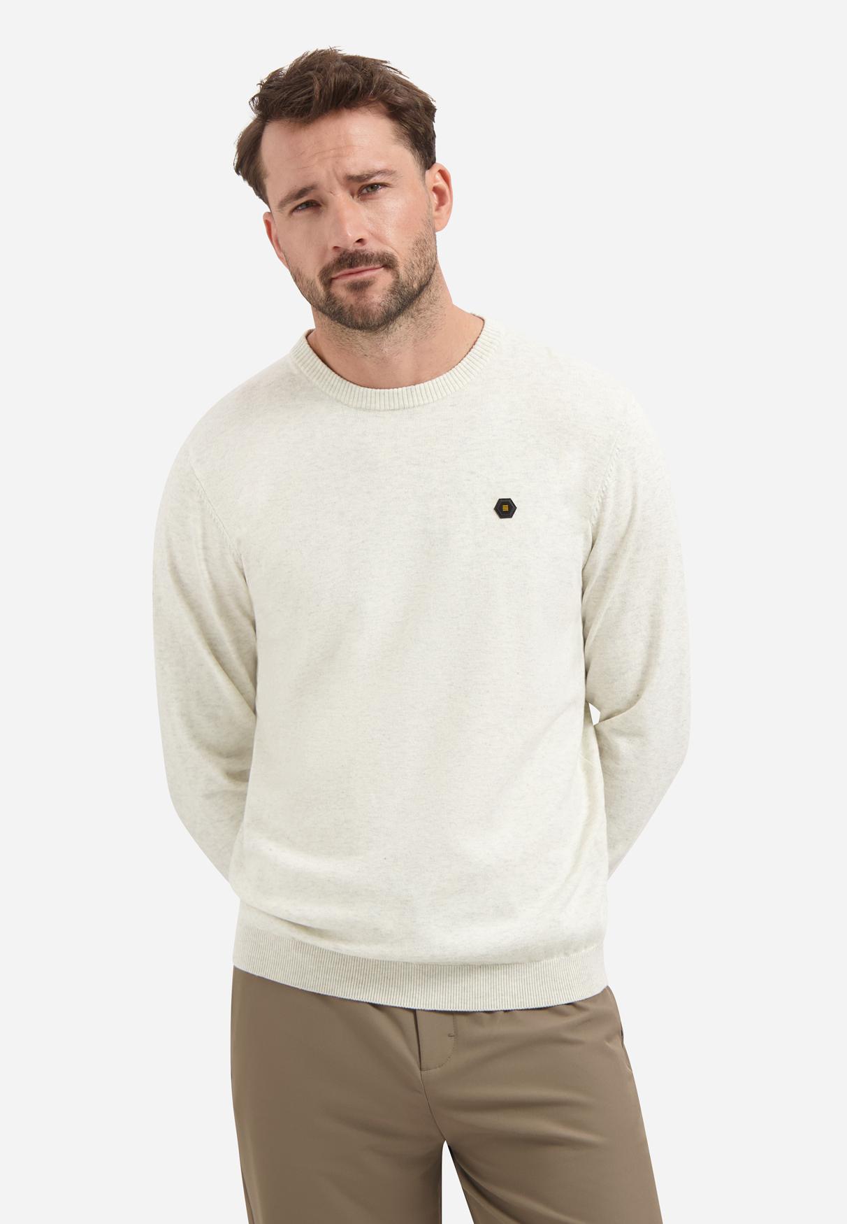 Pullover Crewneck 2 Coloured Melange XXL Regular Fit - Kit Melange