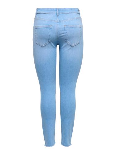 ONLBLUSH MID SK ANK RW DNM REA130 NOOS L/30 Skinny Fit - Light Blue Denim