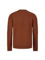 Pullover Crewneck Jacquard Solid XL Regular Fit - Terra