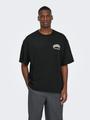 ONSPEANUTS BACK LIFE OVZ SS LIC TEE