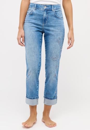 CICI CROP BUTTERFLY 34 SLIM FIT - Light Blue Random Used
