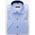 Hemd Pinpoint Kurzarm 42/Kurzarm MODERN FIT - Blau