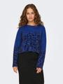 ONLANNI LS SHORT O-NECK JQ KNT M - Sodalite Blue