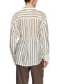 Bluse 40 - Weiß|braun