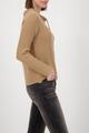 Strickpullover mit Stehkragen 46 - Cognac