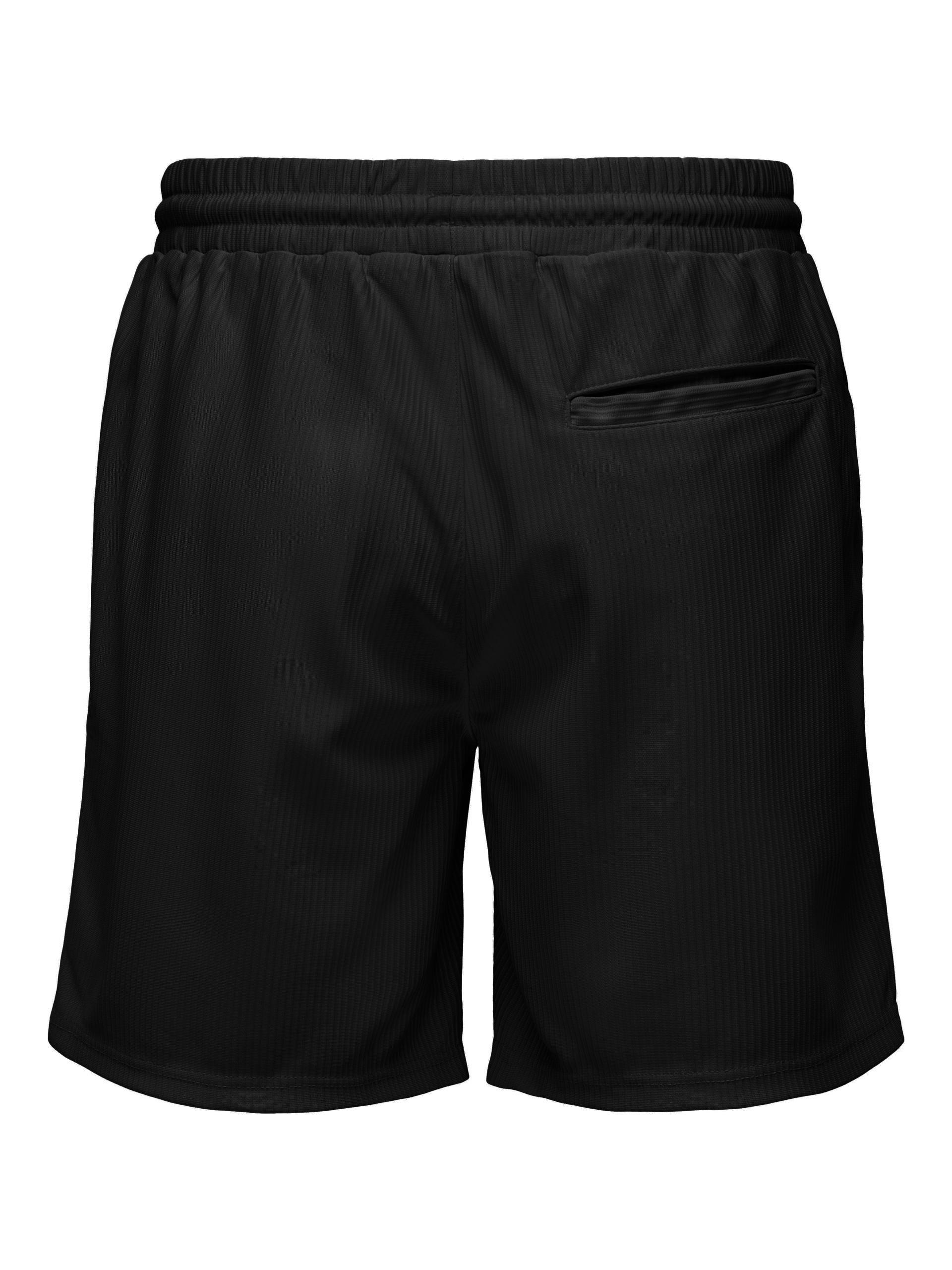 ONSTEL LIFE PLIZZE SHORTS NOOS S Normal geschnitten - Black
