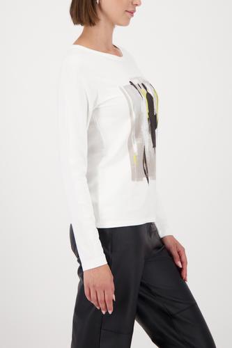 Langarmshirt mit Gemäldeprint