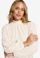 Bluse mit Lochmuster 44 - Eggnog