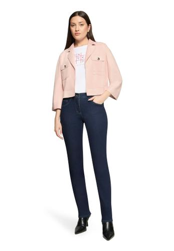 Blazer-Jacke 42 Gerade - Pink Dolphin