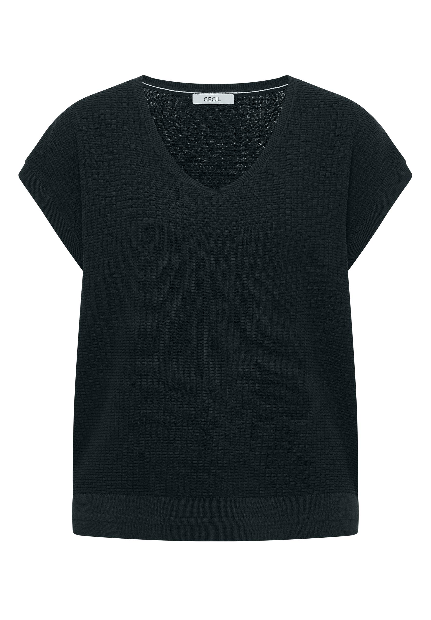 Pullover mit gerundetem V-Ausschnitt S - Palm Breeze Green