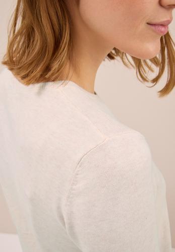 Basic Pullover XXL - Oat Milk Beige Melange