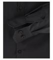 Popeline Hemd unifarben extra langer Arm 72cm 001482 41 VM-72 - Schwarz