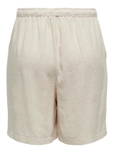 ONLSIESTA MW PULL-UP LIN BL SHORTS