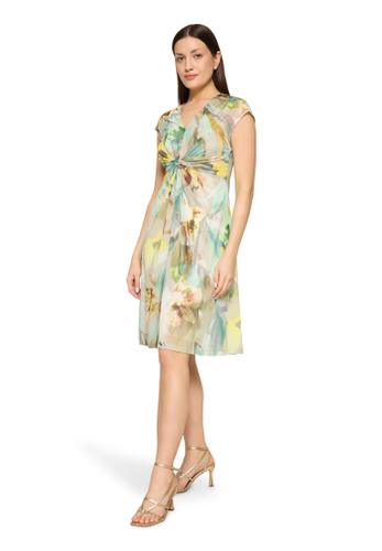 Mesh-Kleid 46 Figurnah - Mint/Nature