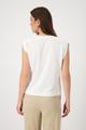 T-Shirt mit Schmuckschrift 38 - Cream