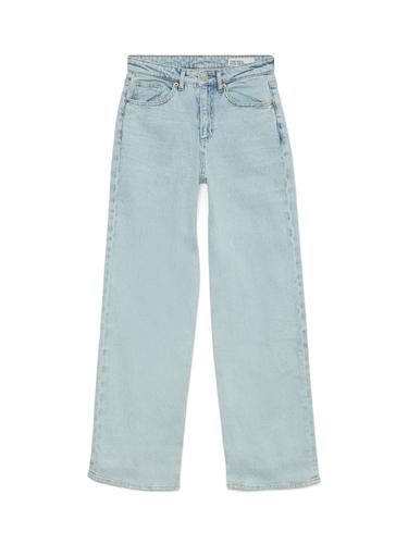 VMTESSA HR WIDE JEANS RA3052 GA NOOS 30/32 Weiter Beinschnitt - Light Blue Denim