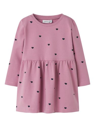 NMFDAVINA LS SWEAT BRU DRESS NOOS