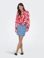 ONLSAKURA LS REG SHIRT WVN XS Normal geschnitten - Barbados Cherry