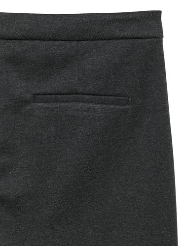 VMVEGA MW STRAIGHT PANT M/32 Gerade geschnitten - Dark Grey Melange