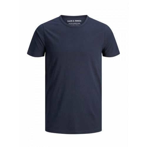 JJEBASIC O-NECK TEE S/S NOOS S Stretch - Navy Blue